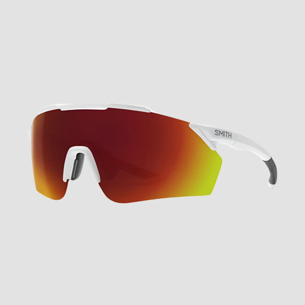 Load image into Gallery viewer, Smith RUCKUS Sunglasses (Matte White/ChromaPop Red Mirror)
