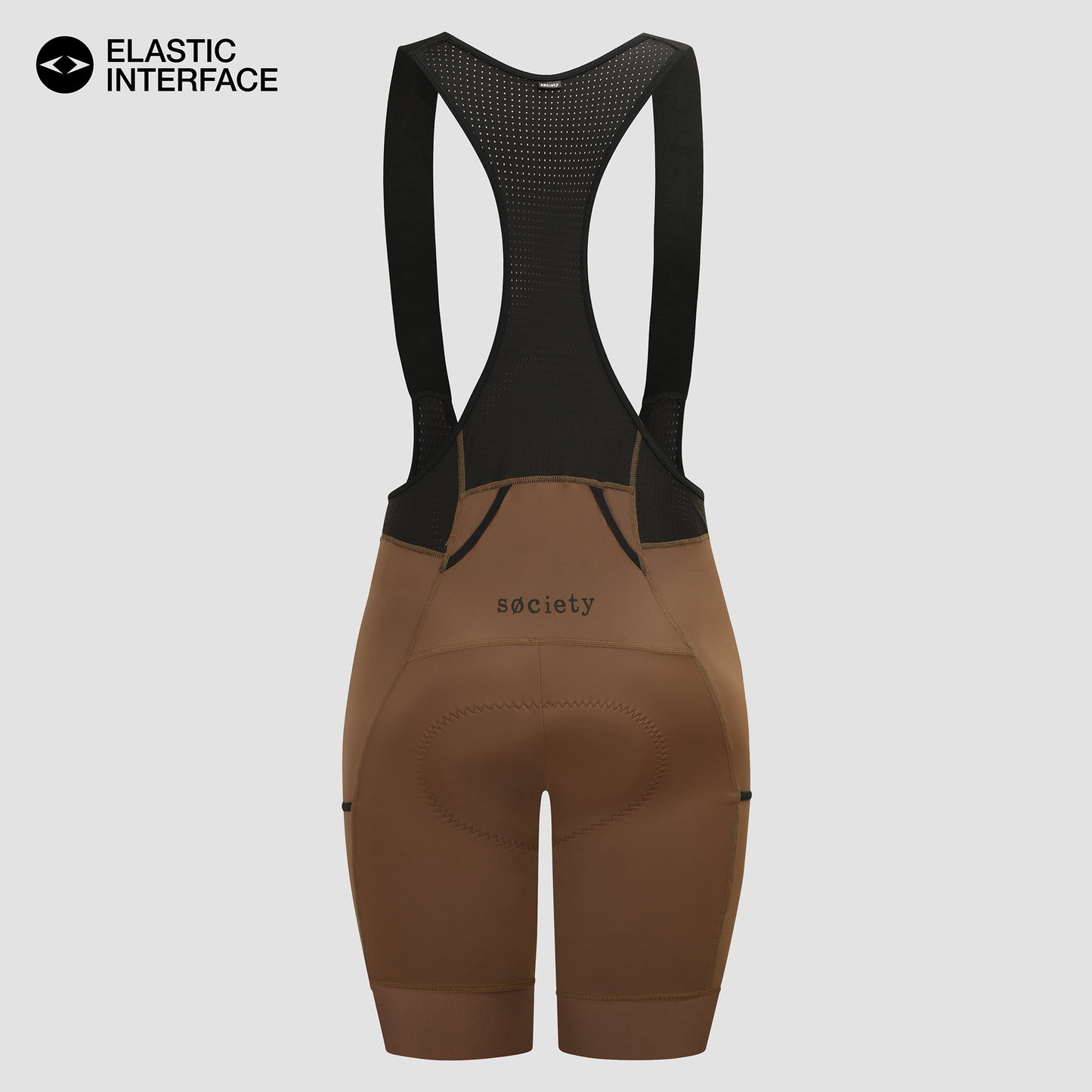 Womens Omni Cargo Bib Shorts [Brown]