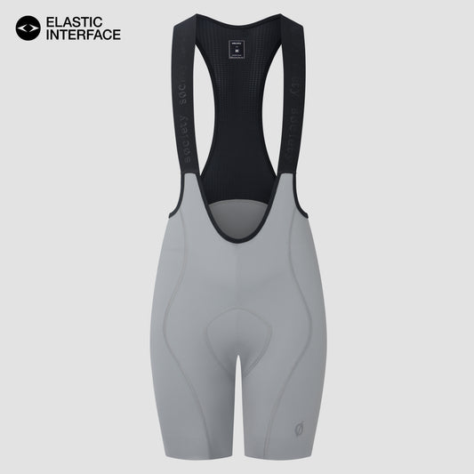 Womens Elevate++ Bib Shorts [Stone Grey]