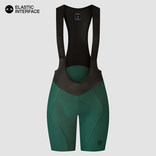 Womens Elevate++ Bib Shorts [Forest Green]