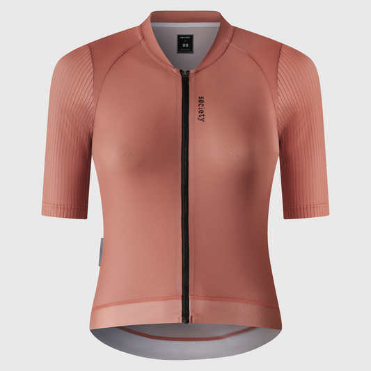 Womens Elevate++ Short Sleeve Jersey [Clay]