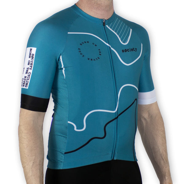 Load image into Gallery viewer, Mens Established Jersey (Teal)
