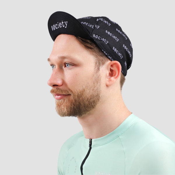 4 Panel Yardage Cap (Black)