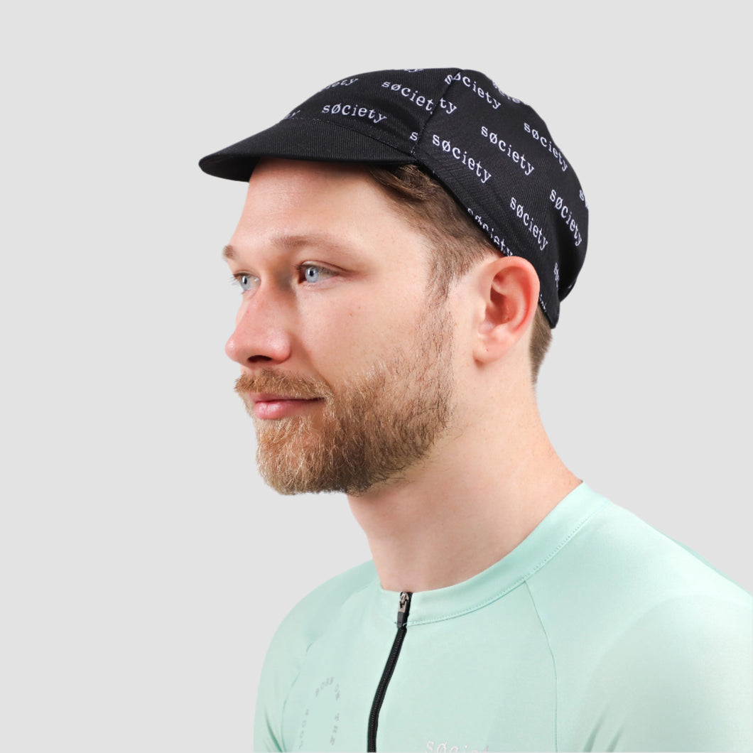 4 Panel Yardage Cap (Black)