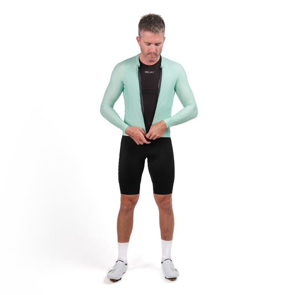 Load image into Gallery viewer, Mens Prevail Long Sleeve Jersey (Mint)
