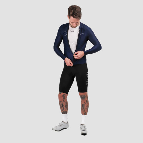 Load image into Gallery viewer, Mens Prevail Long Sleeve Jersey (Navy)
