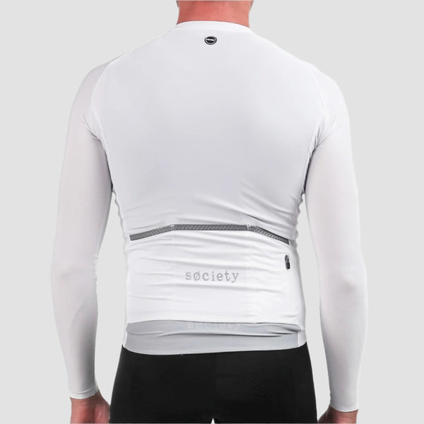 Load image into Gallery viewer, Mens Prevail Long Sleeve Jersey (White)
