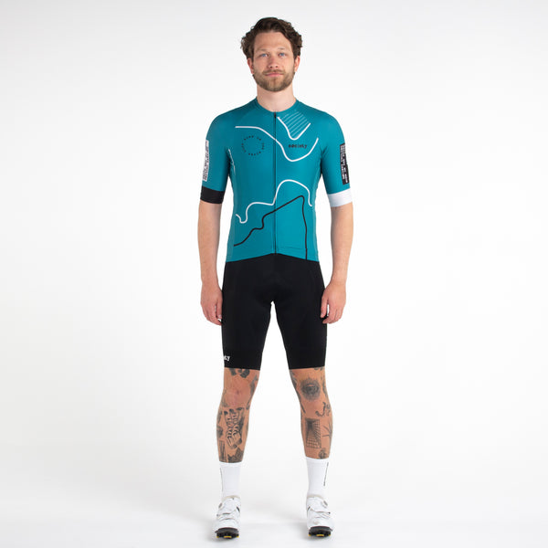 Load image into Gallery viewer, Mens Established Jersey (Teal)

